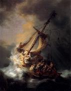 REMBRANDT Harmenszoon van Rijn Christ in the Storm on the Lake of Galilee, Germany oil painting artist